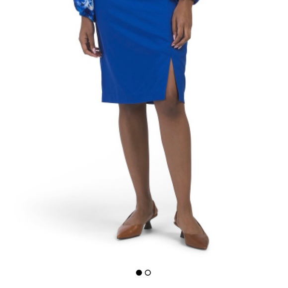 NWOT Tahari ASL Royal Blue Pencil Skirt - Picture 1 of 3